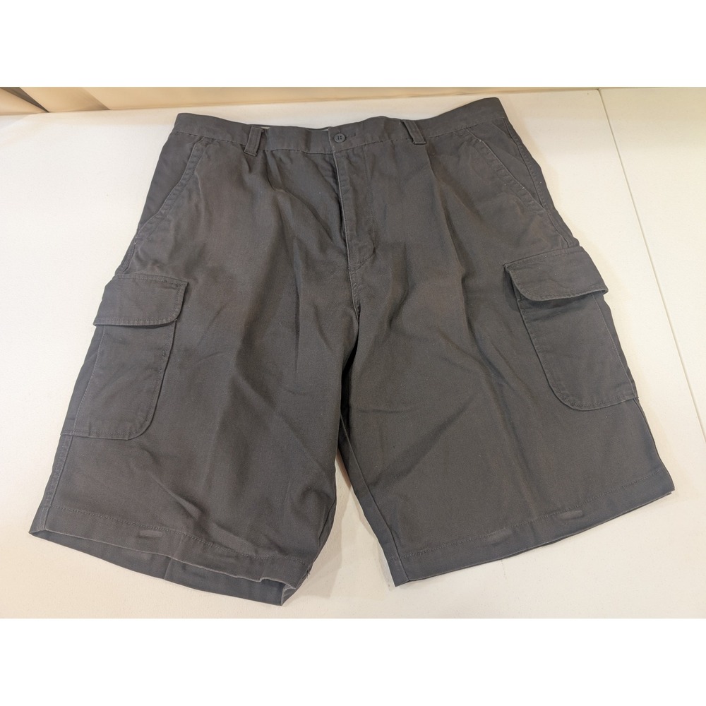 Dockers Mens Cargo Shorts Size 38 Gray Cotton Casual Outdoor Relaxed Fit - Picture 1 of 6